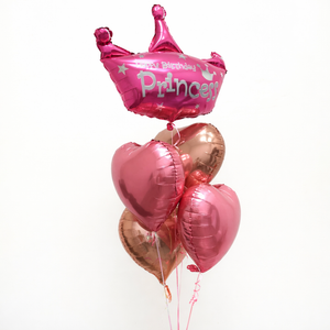 Happy Birthday Princess Balloon Set