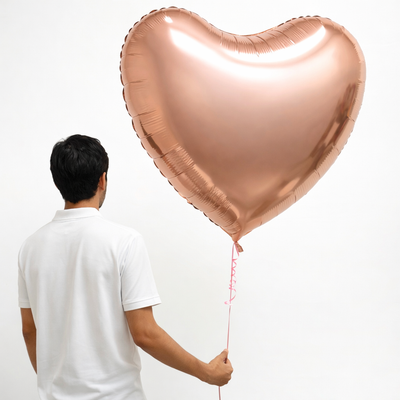 36inches Rose Gold Heart Balloon