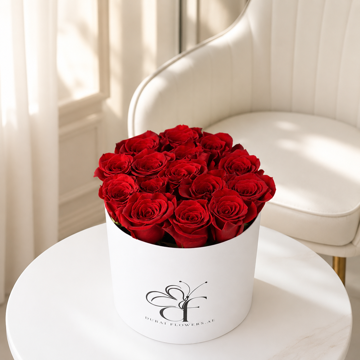 Small Red Roses Box