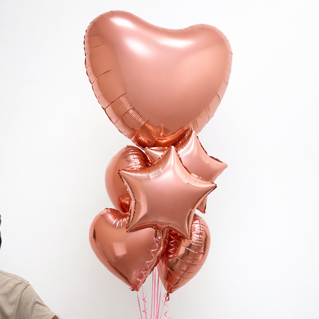 Rose Gold Balloons Set 3